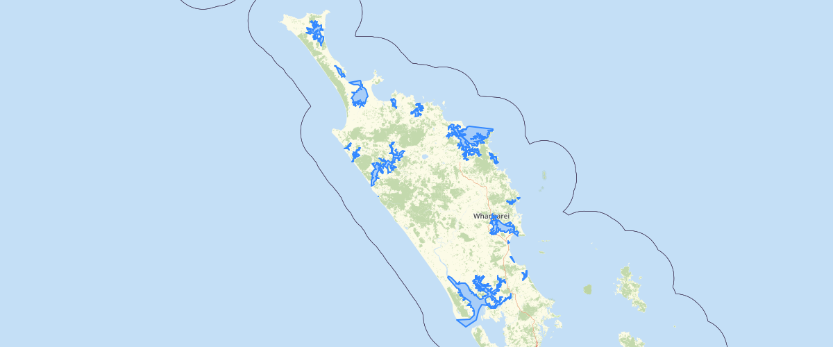 Northland Enclosed Waters Areas