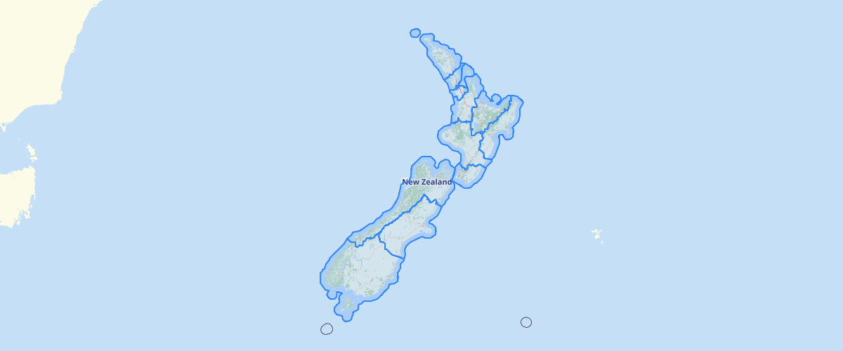 NZ Police District Boundaries