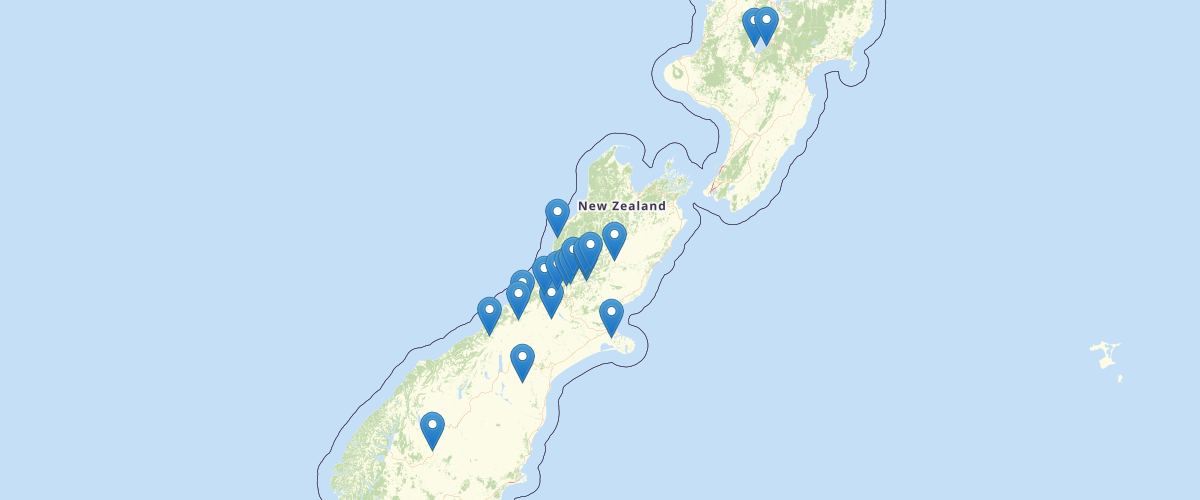 NZ Spring Points Topo 1:50k