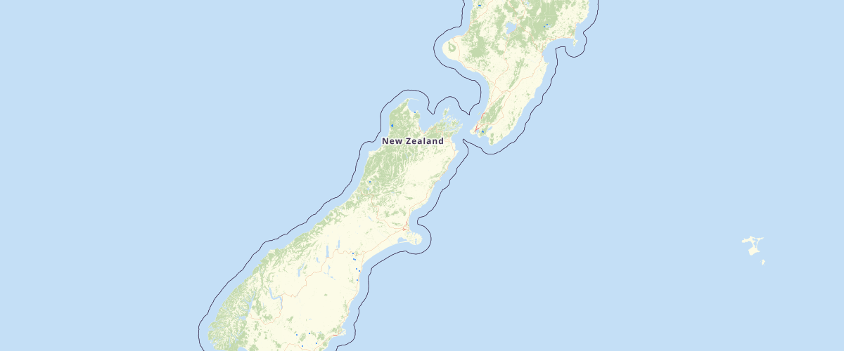 NZ Tunnel Centrelines Topo 1:50k