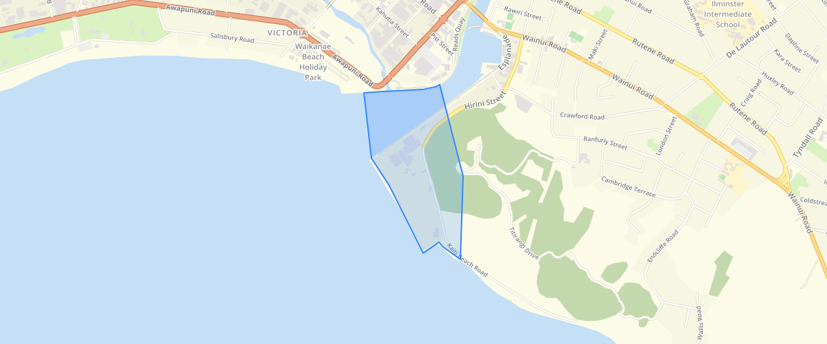 Gisborne Port Inner Control Boundary