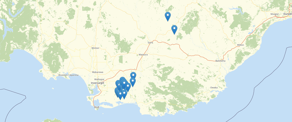 Southland - Bore Locations