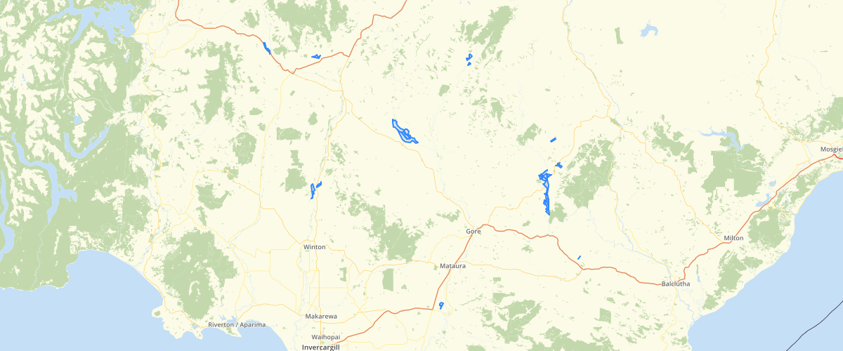 Southland - Topoclimate South Soils