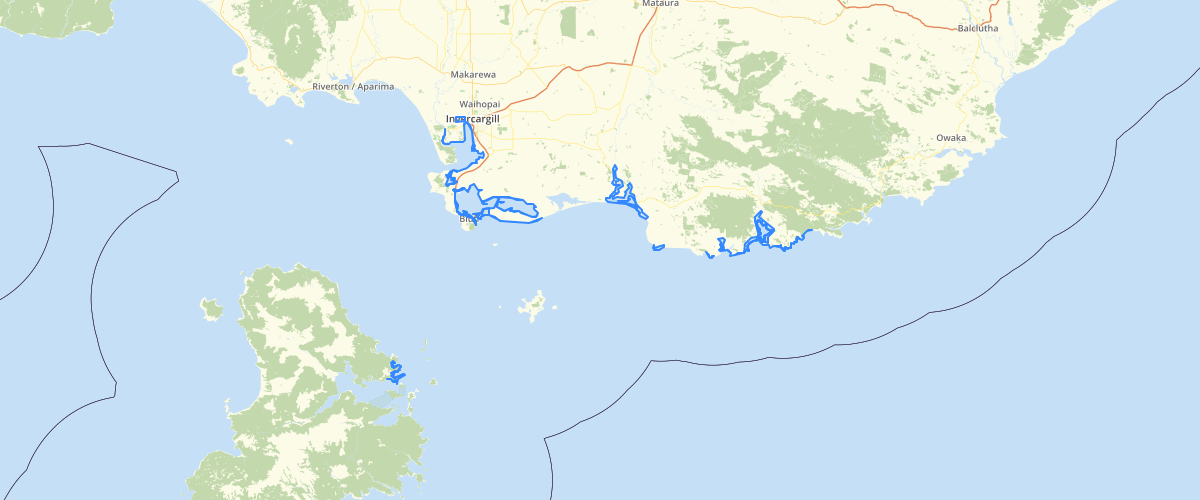 Southland - Tsunami Evacuation Zones