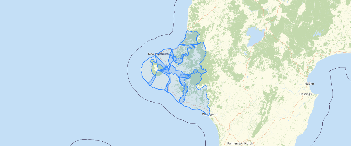 Taranaki Iwi Rohe Outline - Taranaki Regional Council