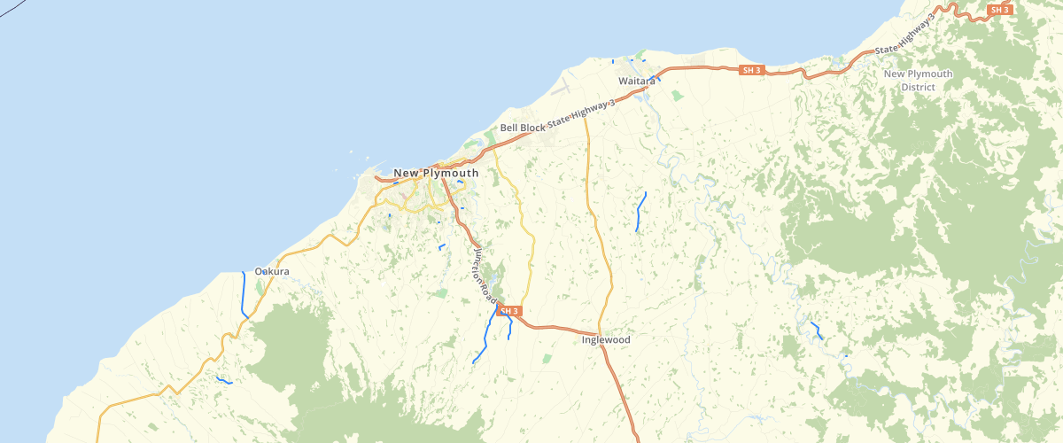 Taranaki One Network Road Classification - New Plymouth District Council