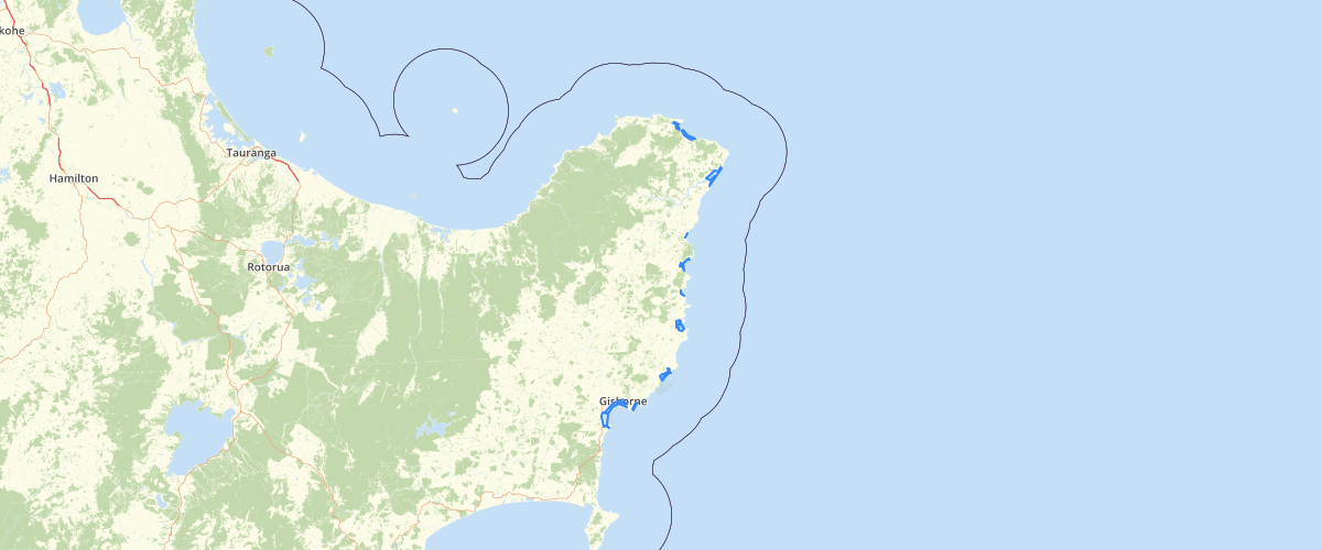 Gisborne Tsunami Evacuation Areas