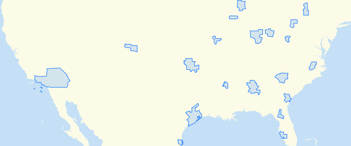 US Combined Statistical Areas