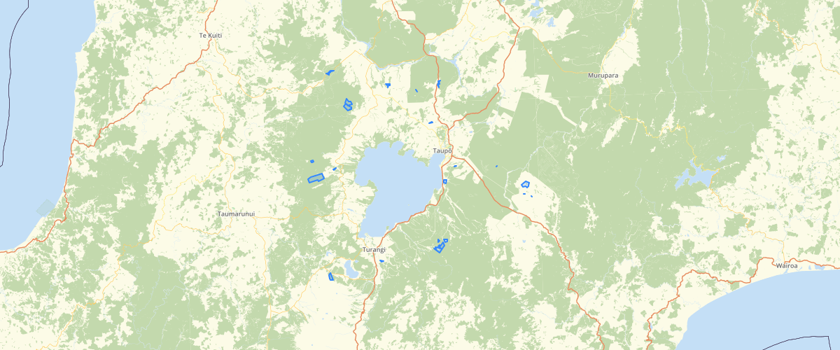 Waikato Significant Natural Area - Taupo District Council