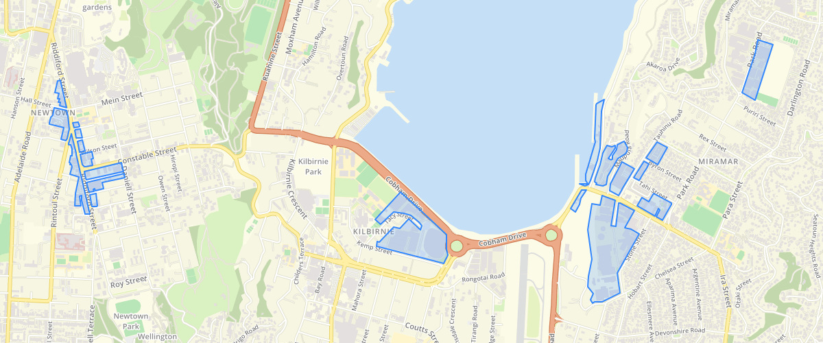 Wellington District Plan Zones
