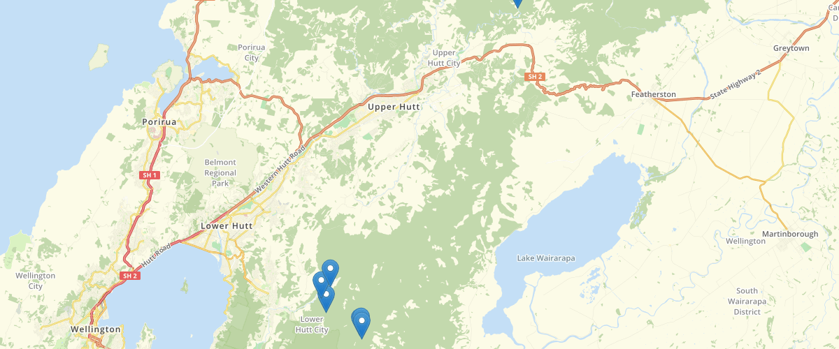 Wellington Regional Council Bulk Water Supply Intake Sites