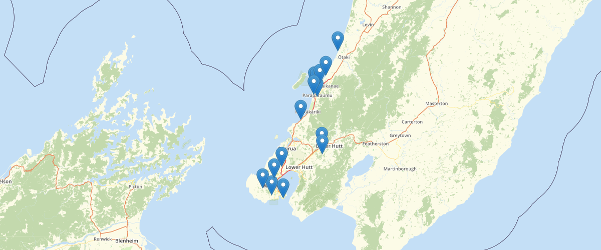 Wellington Regional Council Community Environmental Project Sites