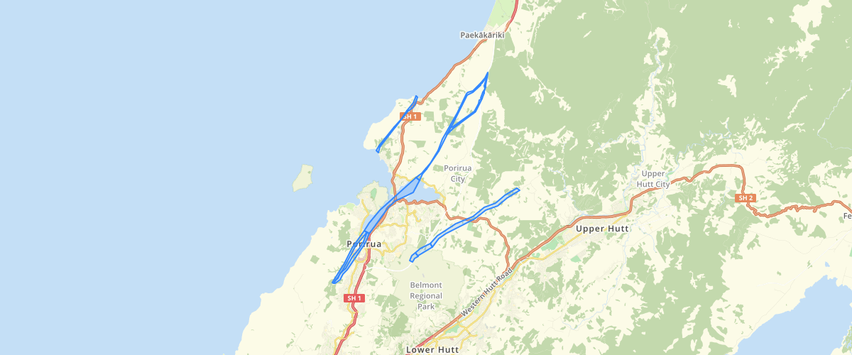 Wellington Regional Council Fault avoidance zones in Porirua NZ