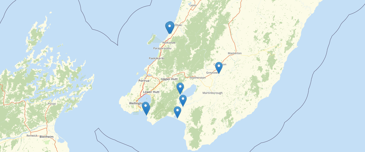 Wellington Regional Council Lake Level Monitoring Sites