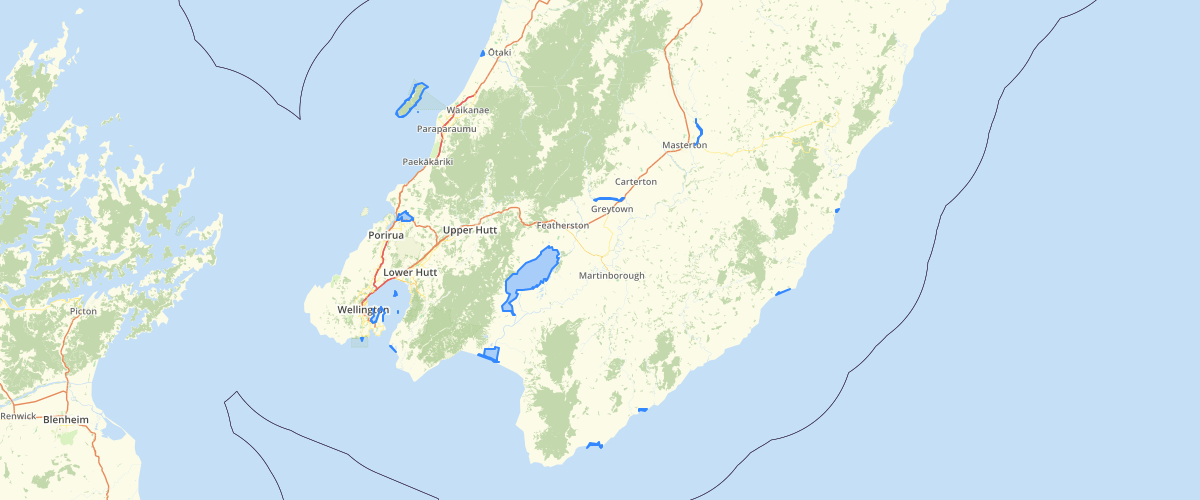 Wellington Regional Council NRP Schedule F2 Indigenous Bird Habitat