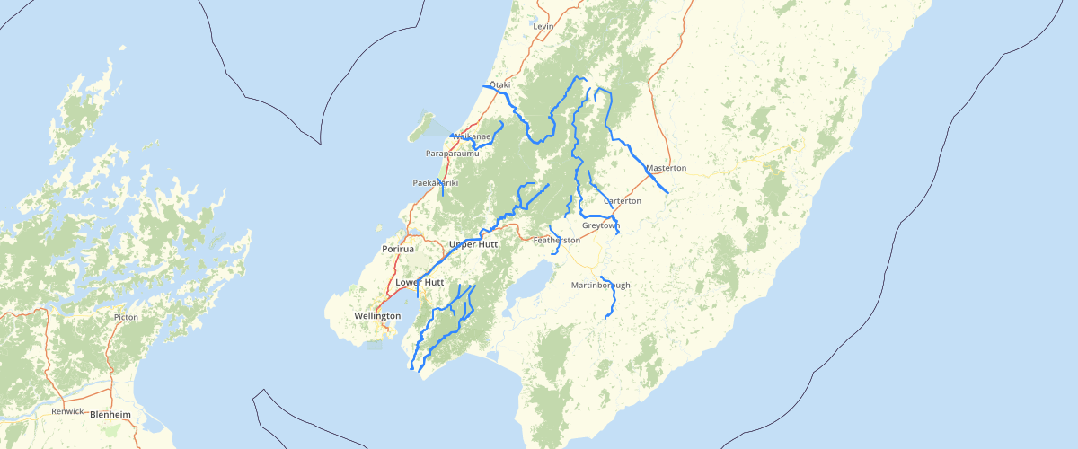 Wellington Regional Council NRP Schedule M1 Surface Drinking Water Supply River