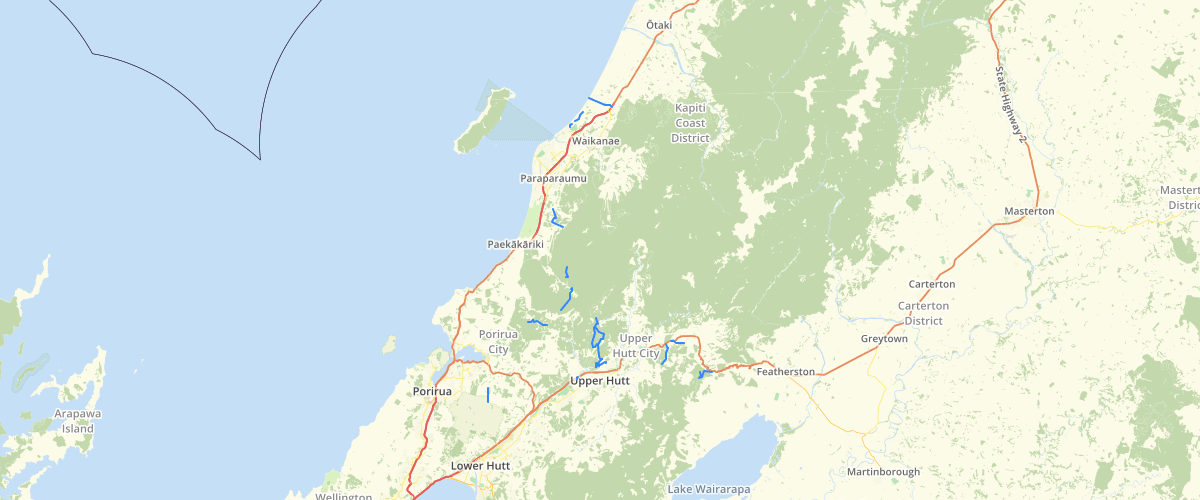 Wellington Regional Council MTB Routes