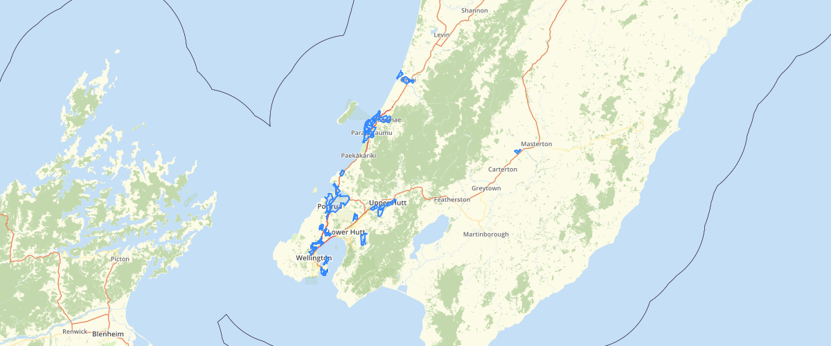 Wellington Regional Council Urban Area