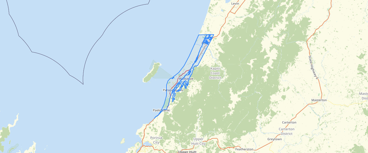 Wellington Regional Council Wellington Region Ground Shaking Hazard Zones