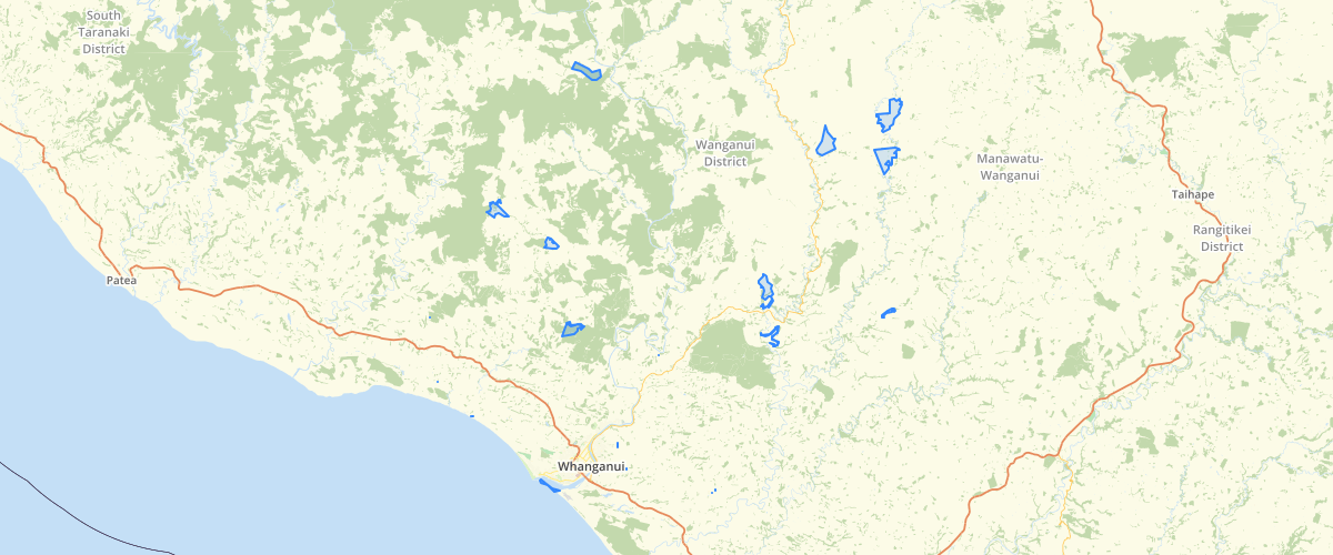 Whanganui - LINZ NZ Primary Land Parcels