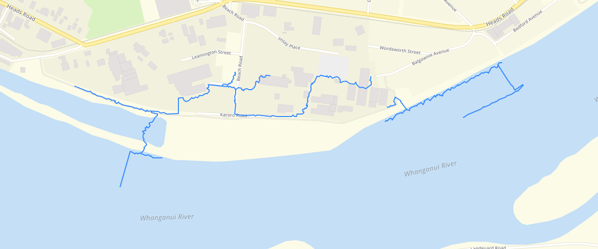 Whanganui - Overland Flow Path 1ha with flows