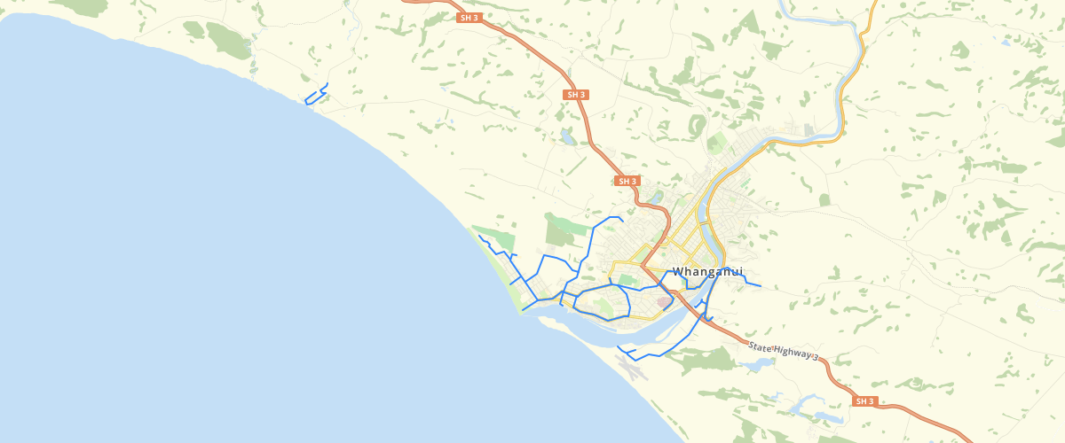 Whanganui - Tsunami Evacuation Routes