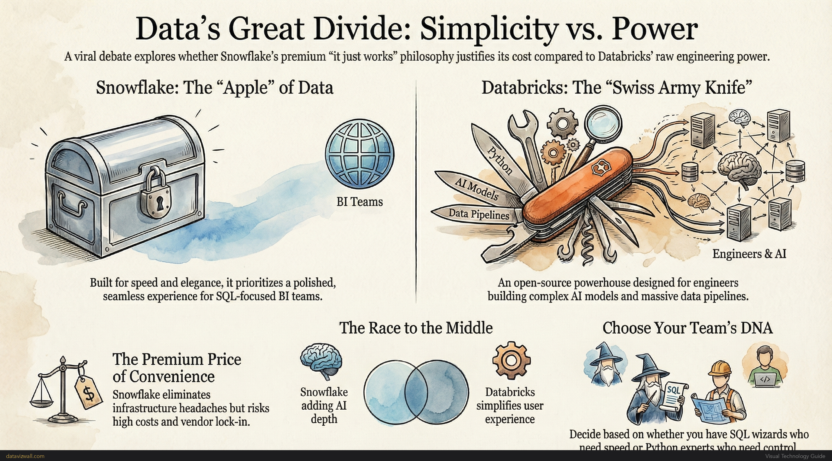 Snowflake vs Databricks
