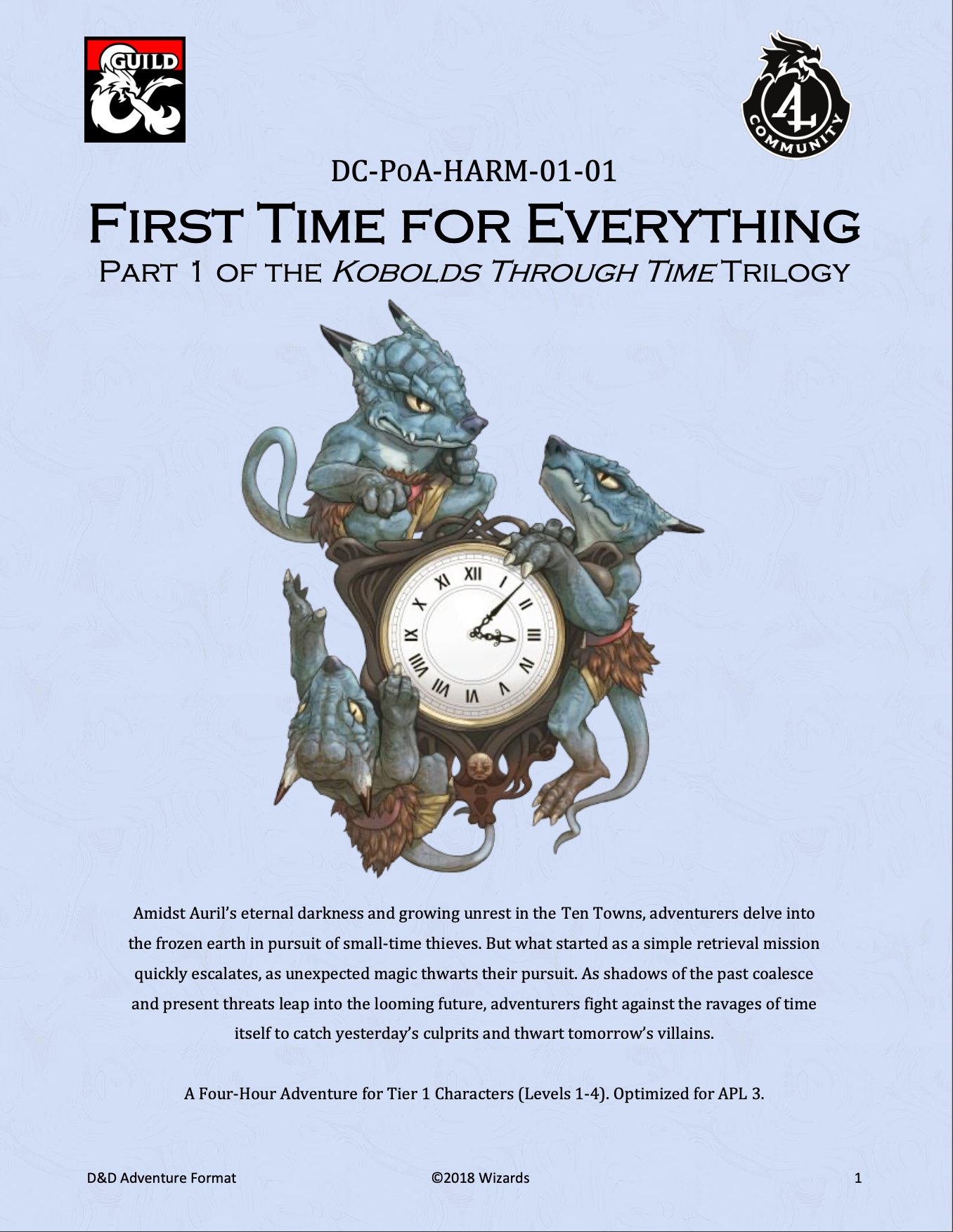 First Time for Everything