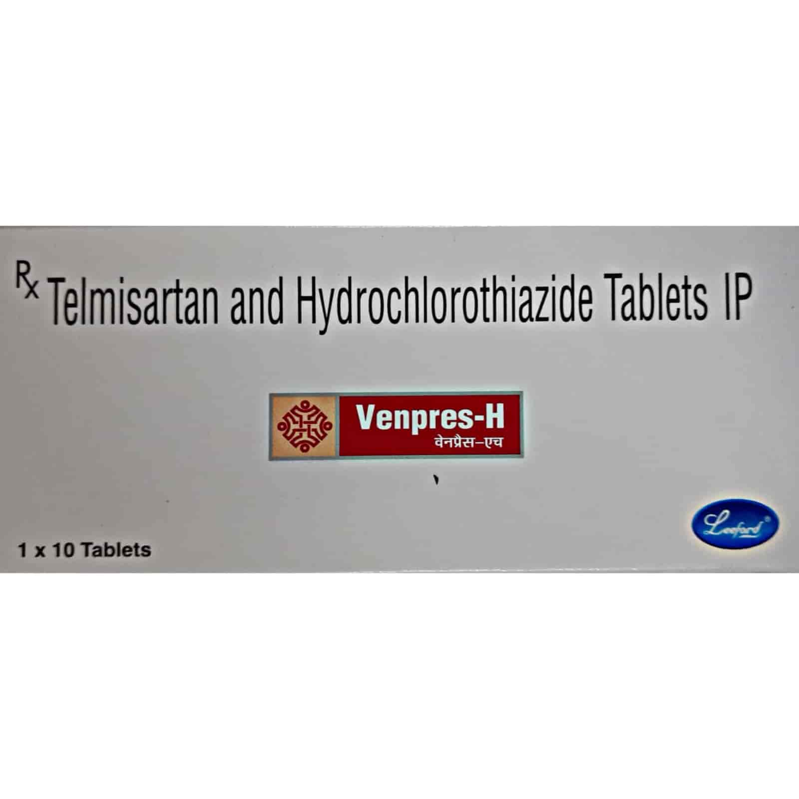 वेनप्रेस एच 40mg/12.5mg टैबलेट 10s के बा