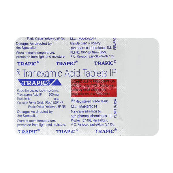 Trapic 500mg Tablet 10s