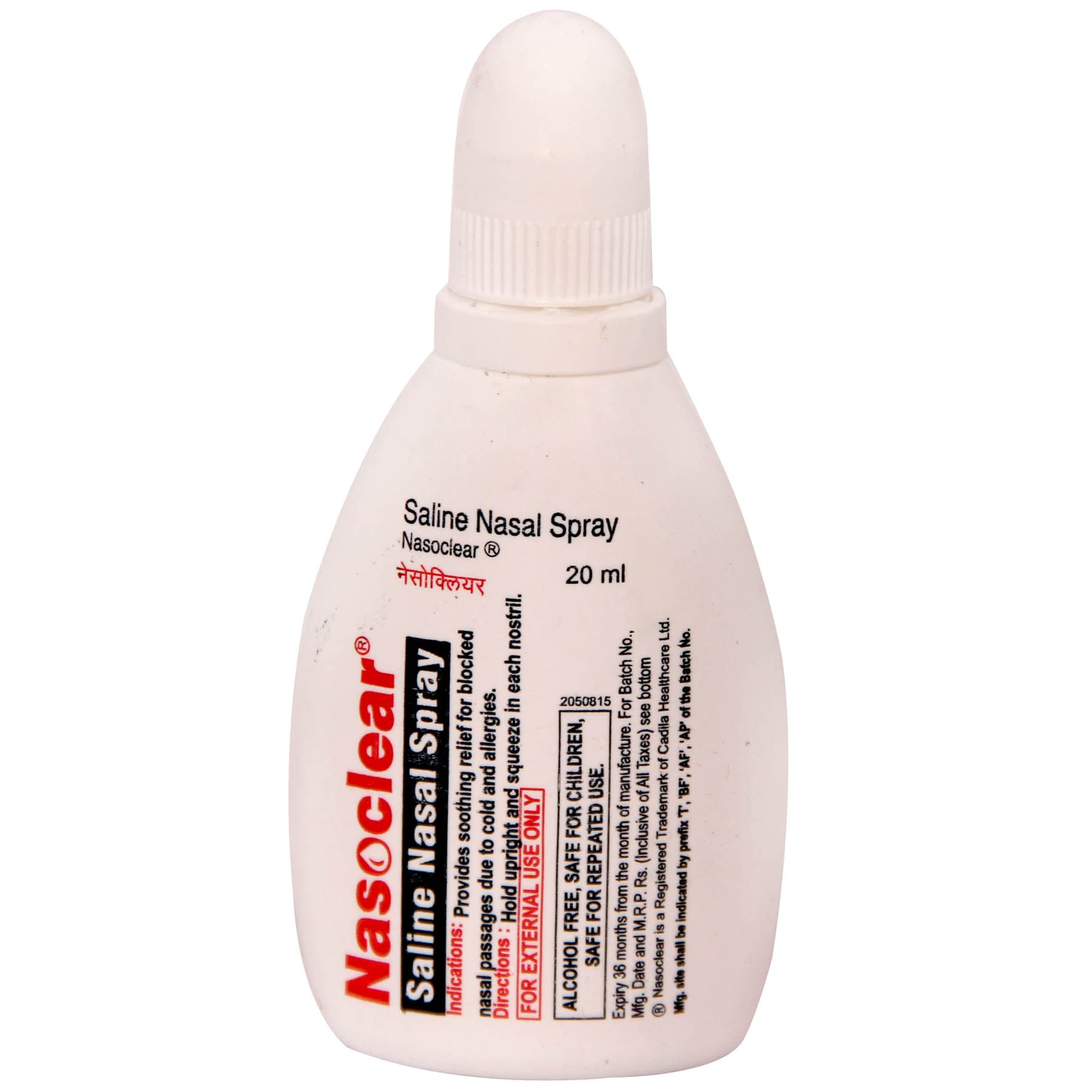 Nasoclear Nasal Spray 20ml