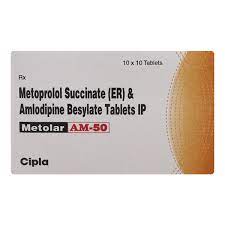 Metolar AM 50mg/5mg Tablet