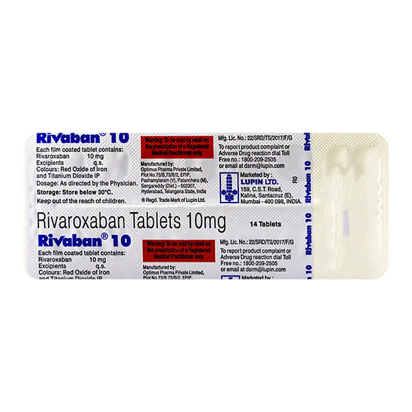 Rivaban 10mg Tablet