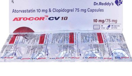 Atocor CV 10mg/75mg Capsule 10s