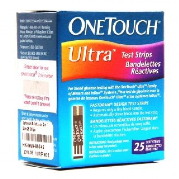 One Touch Ultra Strips 25s