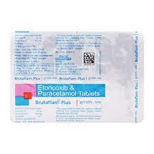 Brutaflam Plus 60mg/325mg Tablet 10s