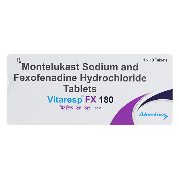 Vitaresp FX 10mg/180mg Tablet