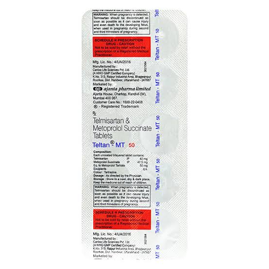 Teltan MT 40mg/50mg Tablet 10s