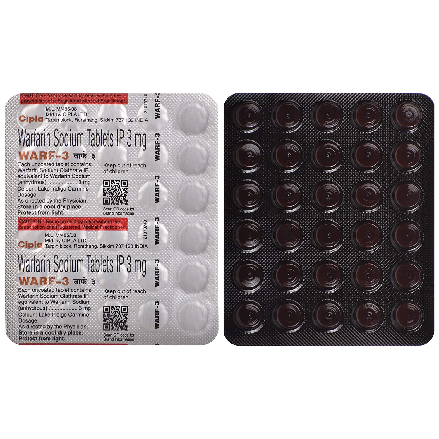 Warf 3mg Tablet 30s