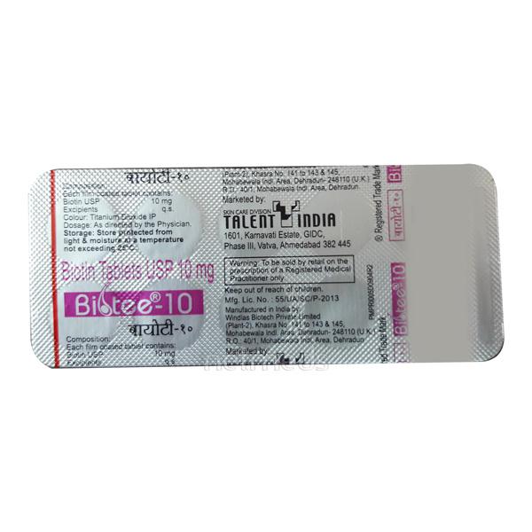 Biotee 10mg Tablet 10s