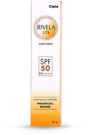 Rivela Lite Sunscreen SPF 50 60gm