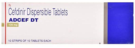 Adcef 125mg Tablet DT 10s