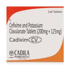Cadixim CV 200 mg/125 mg Tablet
