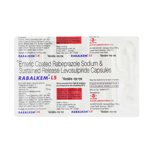 Rabalkem LS 25mg/20mg Capsule