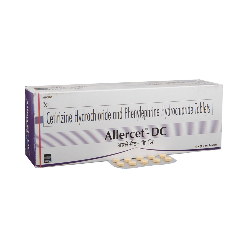 Allercet-DC 10mg/10mg Tablet