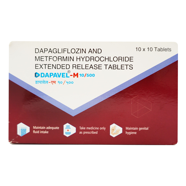 Dapavel M 10mg/500mg Tablet 10s
