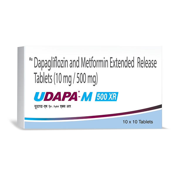Udapa M 10mg/500mg Tablet XR 10s