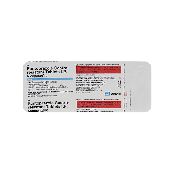 Nicopenta 40mg Tablet 10s