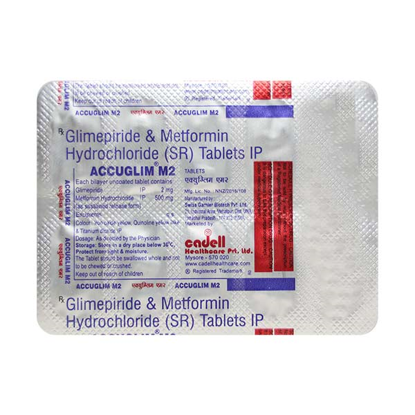 Accuglim M 2mg/500mg Tablet 10s