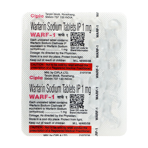 Warf 1mg Tablet 30s